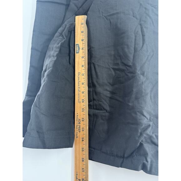 Womens Cotton Linen Blend Maternity Capris Pants, Lounge Pregnancy Cropped Pants - Picture 6 of 15